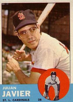1963 Topps Baseball Cards      225     Joey Jay